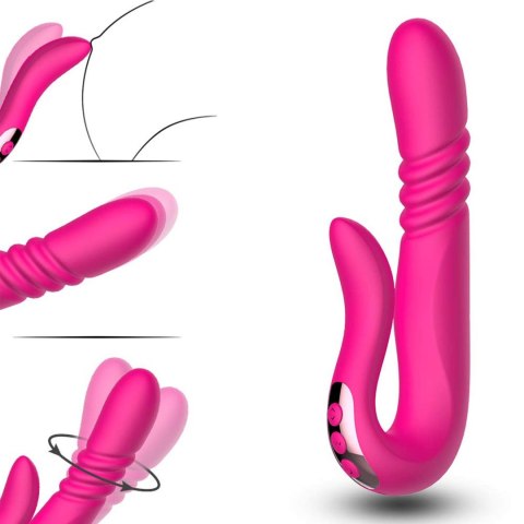 Deluxe Twirling wibrator Thruster RED Deluxe Twirling wibrator Thruster RED