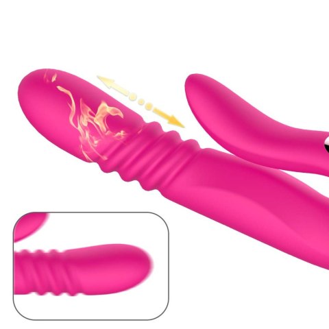 Deluxe Twirling wibrator Thruster RED Deluxe Twirling wibrator Thruster RED