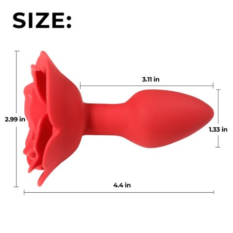 Rose rotating anal plug, korek analny