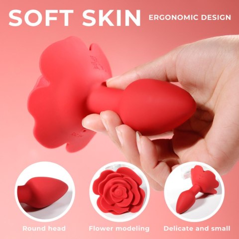 Rose rotating anal plug, korek analny
