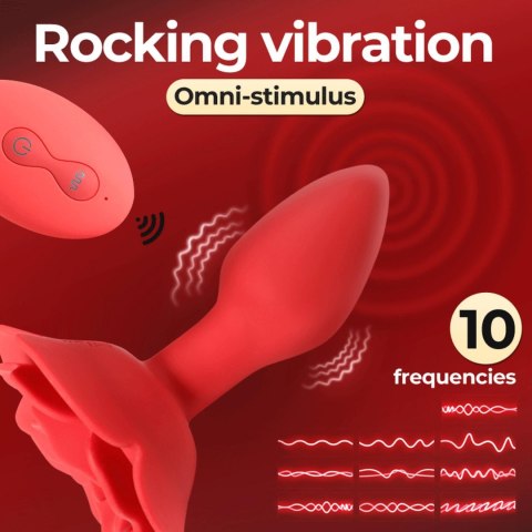 Rose rotating anal plug, korek analny