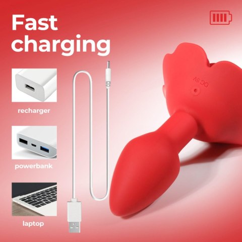 Rose rotating anal plug, korek analny