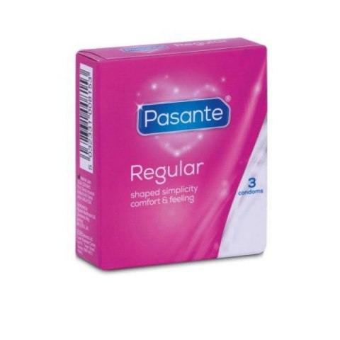 Pasante Regular condoms 3 pcs Pasante Regular condoms 3 pcs