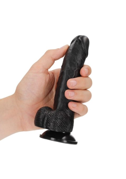 Curved Realistic Dildo Balls Suction Cup - 6""""/ 15,5 cm Curved Realistic Dildo Balls Suction Cup - 6""""/ 15,5 cm