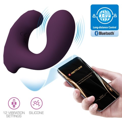 2 WIBRATOR - Billy Purple, 22 vibration functions Mobile APP remote control