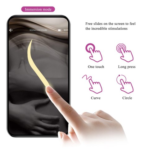 PRETTY LOVE - CASPER Purple 12 vibration functions Mobile APP remote control PRETTY LOVE - CASPER Purple 12 vibration functions Mobile APP remote control