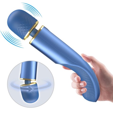 2 WIBRATOR - Colorful Wibrator, masażer, wand Blue, 7 vibration functions 5 levels of speed control 2 WIBRATOR - Colorful Wibrator, masażer, wand Blue, 7 vibration functions 5 levels of speed control