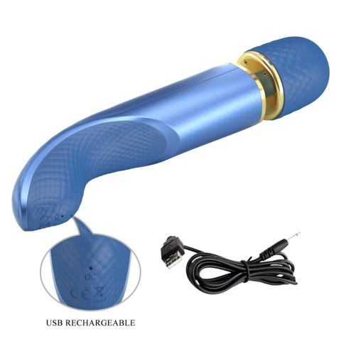 2 WIBRATOR - Colorful Wibrator, masażer, wand Blue, 7 vibration functions 5 levels of speed control 2 WIBRATOR - Colorful Wibrator, masażer, wand Blue, 7 vibration functions 5 levels of speed control