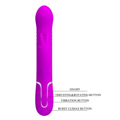 2 WIBRATOR - Coale Twinkled Tenderness Purple, 7 vibration functions 4 rotation functions 4 thrusting settings 2 WIBRATOR - Coale Twinkled Tenderness Purple, 7 vibration functions 4 rotation functions 4 thrusting settings