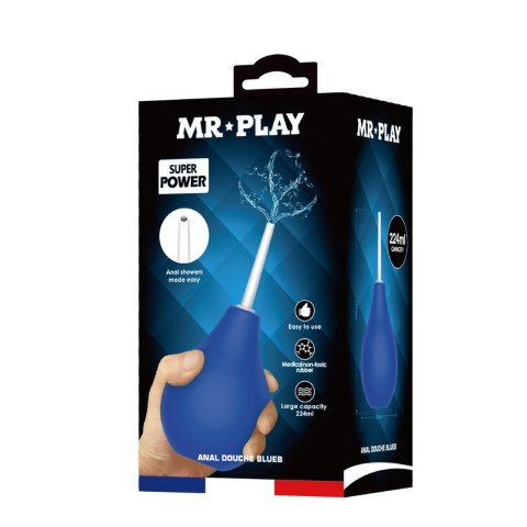 MR PLAY - ANAL DOUCHE BLUEB (224 ml) MR PLAY - ANAL DOUCHE BLUEB (224 ml)