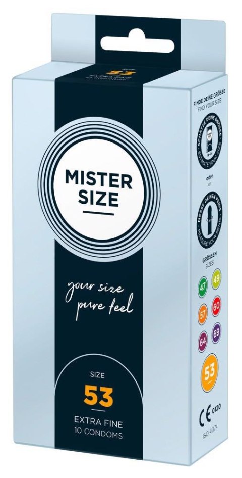 Mister Size 53mm pack of 10 Mister Size 53mm pack of 10