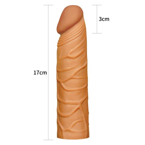 Add 1"" Pleasure X Tender Penis Sleeve Brown Add 1"" Pleasure X Tender Penis Sleeve Brown