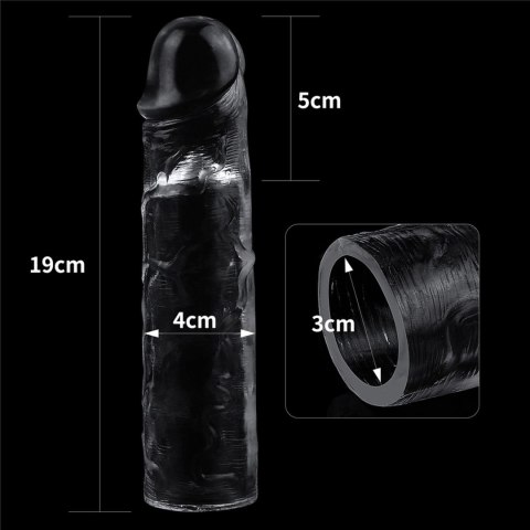 Flawless Clear Penis Sleeve Add 2'' Flawless Clear Penis Sleeve Add 2''