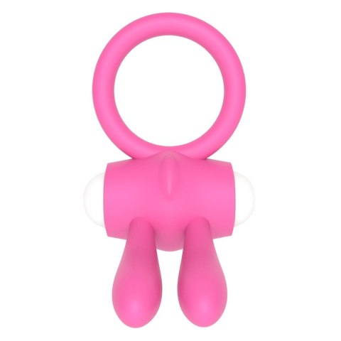 Power Clit Silicone Cockring Pink Power Clit Silicone Cockring Pink