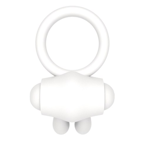 Power Clit Silicone Cockring White Power Clit Silicone Cockring White