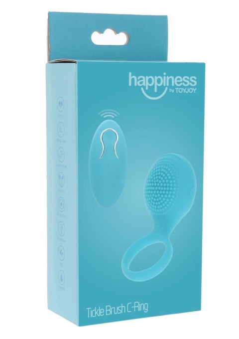 Tickle Brush C-Ring Blue Tickle Brush C-Ring Blue