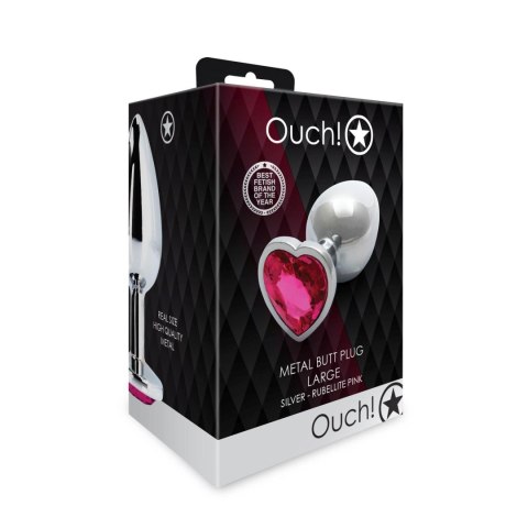 Heart Gem Butt Plug, korek analny - Large Heart Gem Butt Plug, korek analny - Large