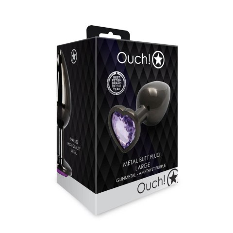 Heart Gem Butt Plug, korek analny - Large Heart Gem Butt Plug, korek analny - Large