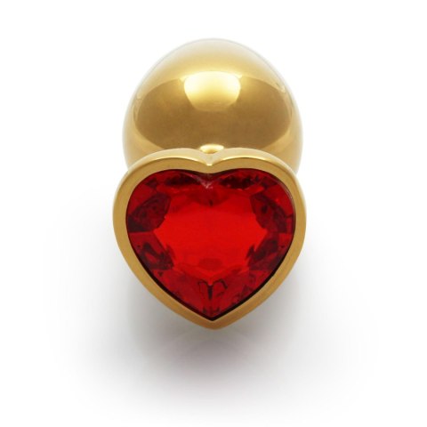 Heart Gem Butt Plug, korek analny - Medium