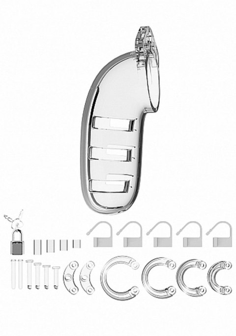 Model 06 - Chastity - 5.5"" - Cock Cage - Transparent Model 06 - Chastity - 5.5"" - Cock Cage - Transparent