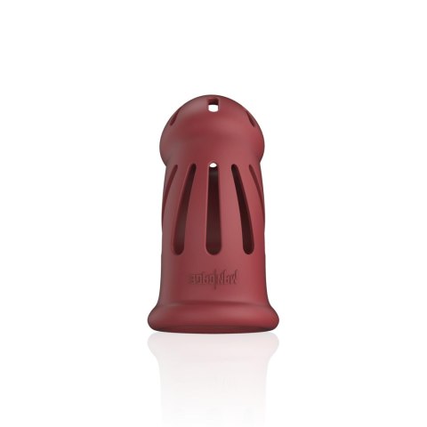 Model 28 - Ultra Soft Silicone Chastity Cage - Red Model 28 - Ultra Soft Silicone Chastity Cage - Red