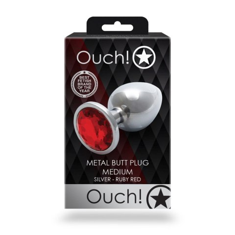 Round Gem Butt Plug, korek analny - Medium Round Gem Butt Plug, korek analny - Medium