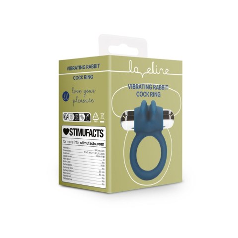 Vibrating Rabbit Cock Ring - Baltic Blue Vibrating Rabbit Cock Ring - Baltic Blue