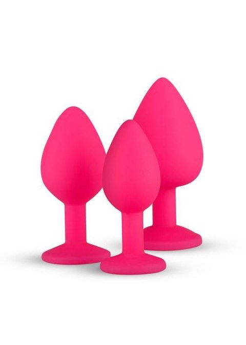 Plug, korek analny-Diamond Plug, korek analny Set-Pink Plug, korek analny-Diamond Plug, korek analny Set-Pink
