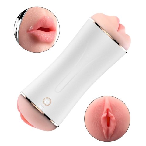 Masturbator - B - Series - Vibrating Masturbation Cup USB 10 function + Interactive Function / Double Ends Masturbator - B - Series - Vibrating Masturbation Cup USB 10 function + Interactive Function / Double Ends