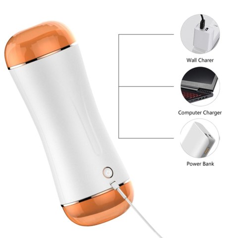 Masturbator - B - Series - Vibrating Masturbation Cup USB 10 function + Interactive Function / Double Ends Masturbator - B - Series - Vibrating Masturbation Cup USB 10 function + Interactive Function / Double Ends
