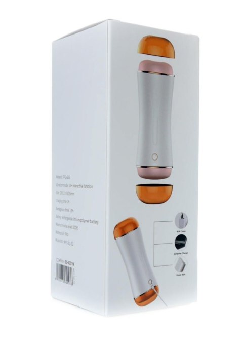 Masturbator - B - Series - Vibrating Masturbation Cup USB 10 function + Interactive Function / Double Ends Masturbator - B - Series - Vibrating Masturbation Cup USB 10 function + Interactive Function / Double Ends