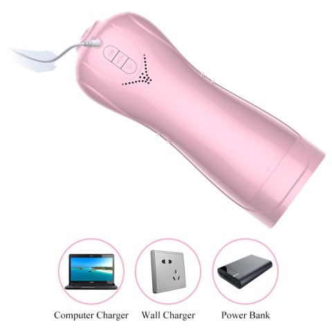 Masturbator-Vibrating and Flashing Masturbation Cup USB 7+7 Function / Talk Mode (Pink) Masturbator-Vibrating and Flashing Masturbation Cup USB 7+7 Function / Talk Mode (Pink)
