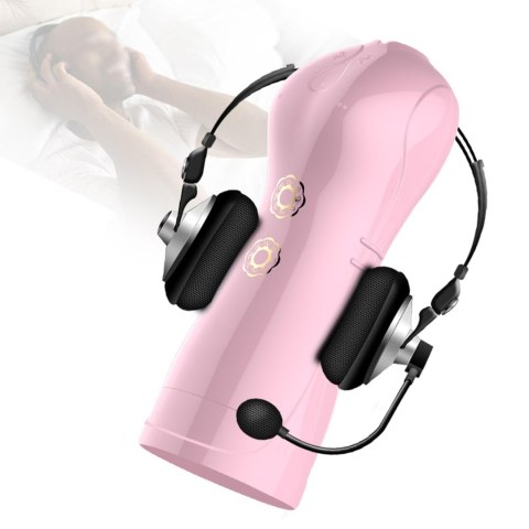 Masturbator-Vibrating and Flashing Masturbation Cup USB 7+7 Function / Talk Mode (Pink) Masturbator-Vibrating and Flashing Masturbation Cup USB 7+7 Function / Talk Mode (Pink)