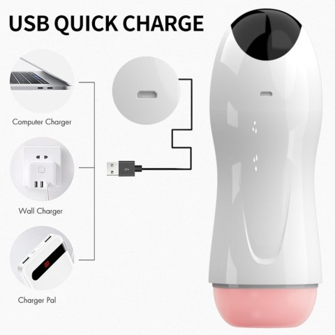 Masturbator-Vibration 8 Vibration modes + Interactive function Masturbator-Vibration 8 Vibration modes + Interactive function