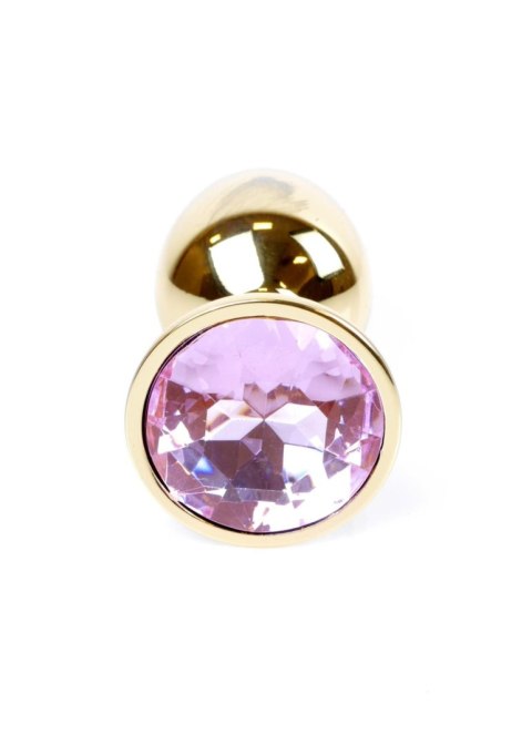 Plug, korek analny, Korek analny-Jewellery Gold plug, korek analny- Rose