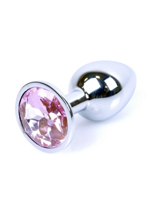 Plug, korek analny, Korek analny-Jewellery Silver plug, korek analny- Rose