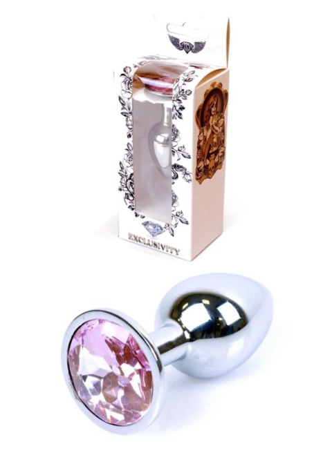 Plug, korek analny, Korek analny-Jewellery Silver plug, korek analny- Rose