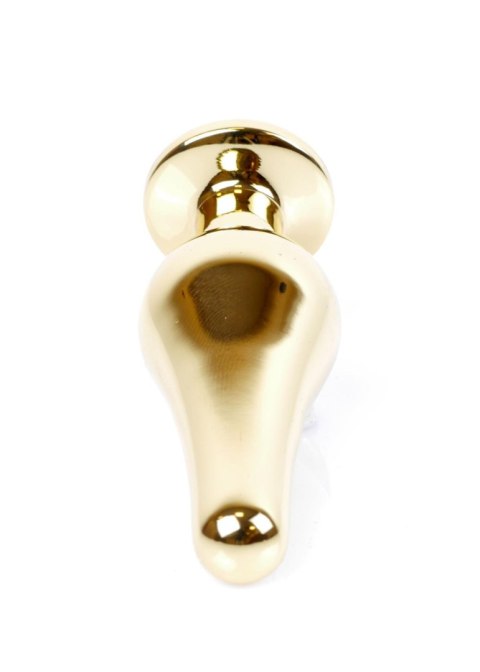 Plug, korek analny, Korek analny-Jewellery Gold BUTT plug, korek analny- Pink