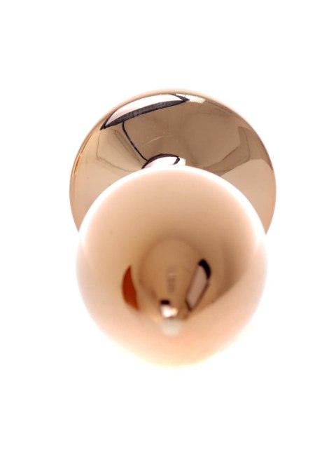 Plug, korek analny, Korek analny-Jewellery Red Gold plug, korek analny ROSE- Pink