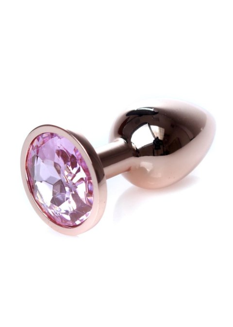 Plug, korek analny, Korek analny-Jewellery Red Gold plug, korek analny- Rose