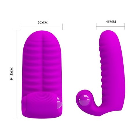 PRETTY LOVE - Abbott Double finger silicone Vibrator PRETTY LOVE - Abbott Double finger silicone Vibrator