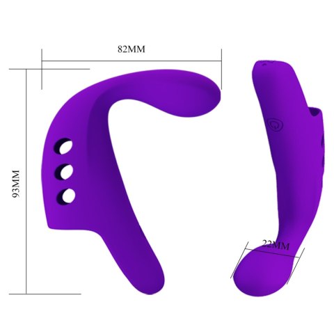 PRETTY LOVE - FINGERING VIBRATOR GORGON Purple, 10 vibration functions PRETTY LOVE - FINGERING VIBRATOR GORGON Purple, 10 vibration functions