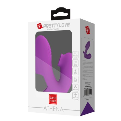 PRETTY LOVE - Super Finger ATHENA Purple, 7 vibration functions 7 tapping functions Memory function PRETTY LOVE - Super Finger ATHENA Purple, 7 vibration functions 7 tapping functions Memory function