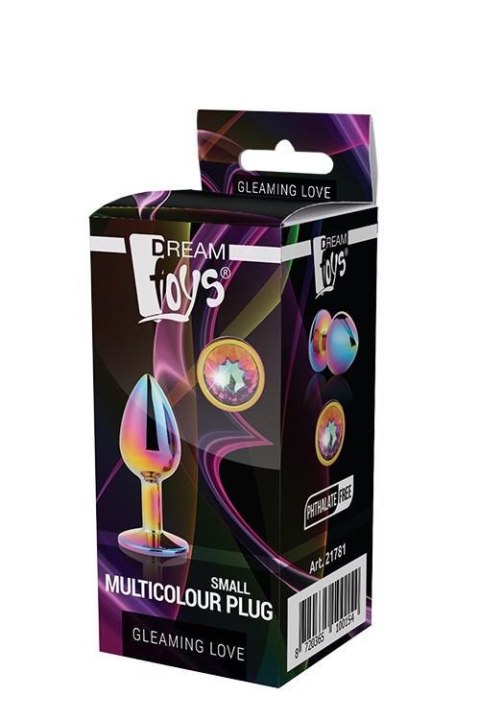 GLEAMING LOVE MULTICOLOUR plug, korek analny SMALL GLEAMING LOVE MULTICOLOUR plug, korek analny SMALL
