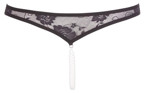 Lace String Pearls black M Lace String Pearls black M