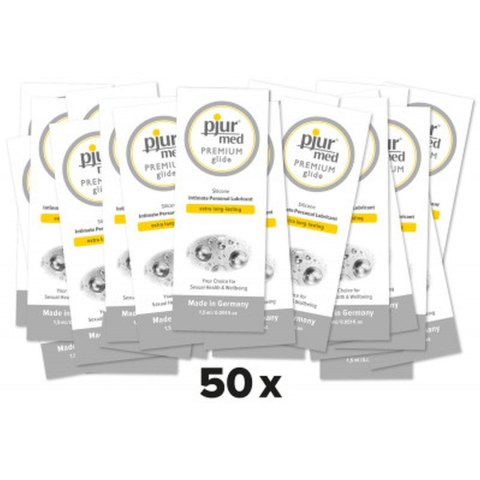 Żel-pjur Med Premium glide 1,5ml.-siliconebased lubricant - 50 sztuk Żel-pjur Med Premium glide 1,5ml.-siliconebased lubricant - 50 sztuk