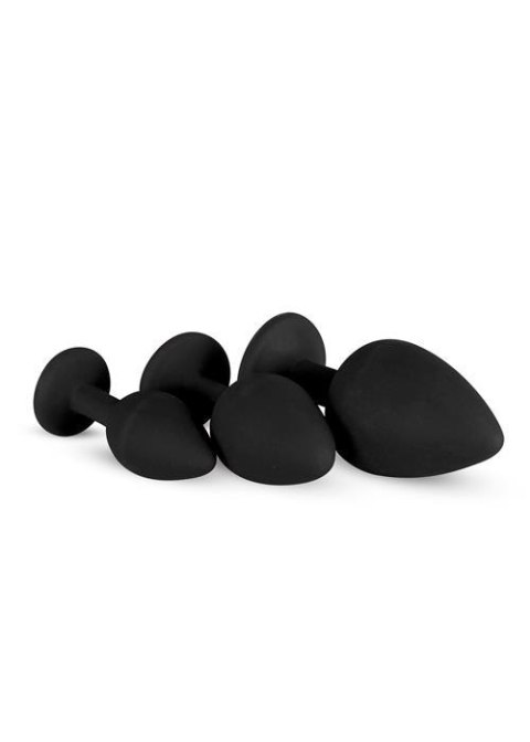 Plug, korek analny-Diamond Plug, korek analny Set-Black Plug, korek analny-Diamond Plug, korek analny Set-Black