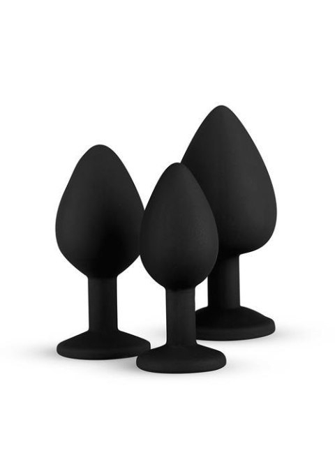 Plug, korek analny-Diamond Plug, korek analny Set-Black Plug, korek analny-Diamond Plug, korek analny Set-Black