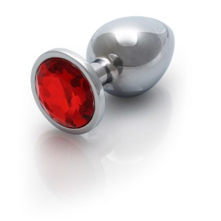 Round Gem Butt Plug, korek analny - Large