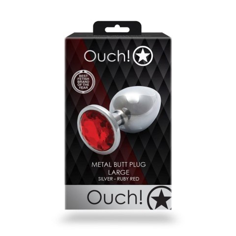 Round Gem Butt Plug, korek analny - Large Round Gem Butt Plug, korek analny - Large